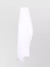 Jacquemus Asymmetric Spaghetti Strap Dress With Draped Detail In White