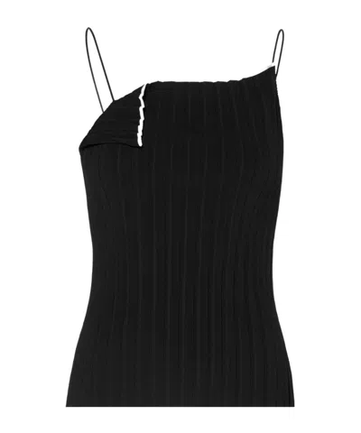 JACQUEMUS JACQUEMUS ASYMMETRIC STRAPPED TOP