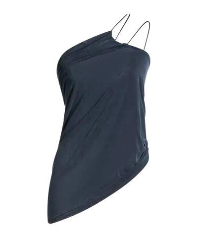 Jacquemus Asymmetrical Design Skirt In Blue