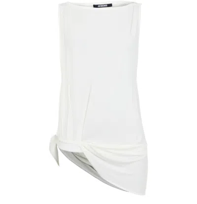 JACQUEMUS ASYMMETRICAL DESIGN TOP