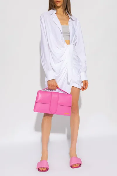 Jacquemus Asymmetrical Dress In White