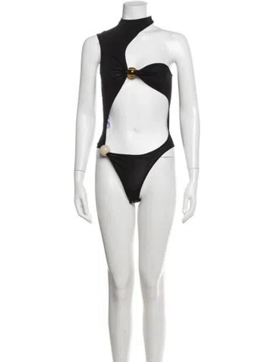 Pre-owned Jacquemus Asymmetrical Sleeveless Bodysuit In White
