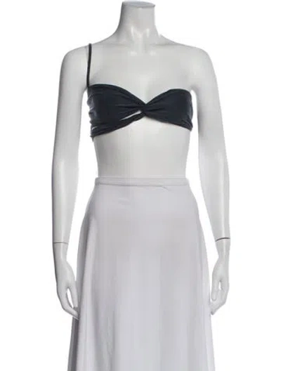 Pre-owned Jacquemus Asymmetrical Sleeveless Crop Top W/ Tags In White