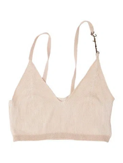 Pre-owned Jacquemus Asymmetrical Sleeveless Sports Bra In Neutrals
