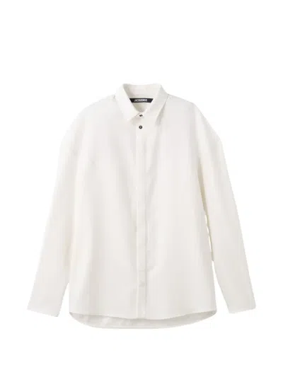 Jacquemus Atelier Long-sleeve Shirt In White