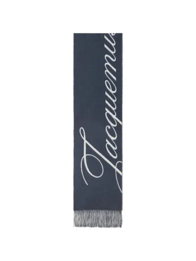 Jacquemus The Atelier Scarf In Blue