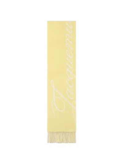 Jacquemus The Atelier Scarf In Yellow