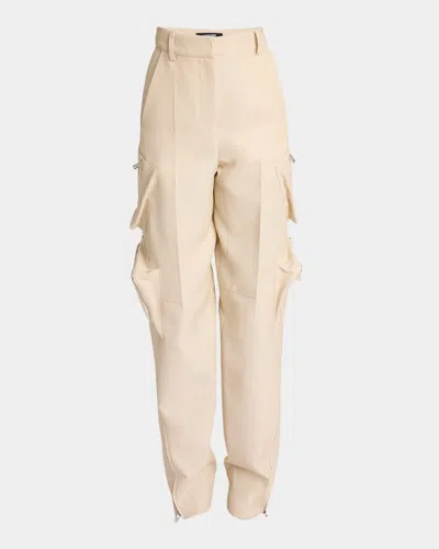 Jacquemus Women's The Cargo Pants Atelier In Beige