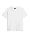 Jacquemus Ava Logo-embroidered Cotton T-shirt In White