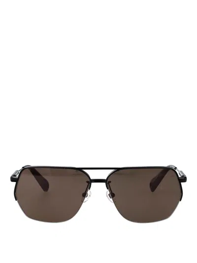 Jacquemus Aviador Sunglasses In Black
