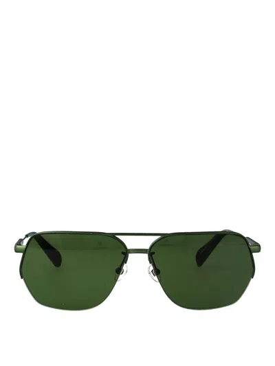 Jacquemus Aviador Sunglasses In Green