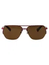 Jacquemus Aviador Sunglasses In Brown