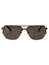 Jacquemus Aviador Sunglasses In Brown