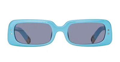 Jacquemus Azzurro - Light Blue Sunglasses In Multi