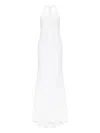 Jacquemus Womens White Marcel Scoop-neck Stretch-woven Maxi Dress In White