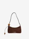 Jacquemus Le Bisou Perle Shoulder Bag In Brown