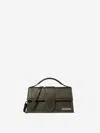 Jacquemus Womens Dark Khaki Le Grand Bambino Leather Top-handle Bag In Green