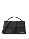 Jacquemus Le Grand Bambino Smooth Leather Top-handle Bag In Black