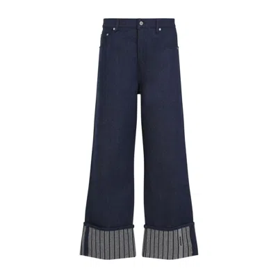 JACQUEMUS JACQUEMUS BAGGY WITH MAXI CUFF  BAGGY JEANS WITH