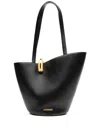 Jacquemus The Medium Bambola Asymmetric Leather Bucket Bag