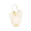 Jacquemus Womens Light Ivory Le Petit Bambola Small Leather Top-handle Bag In Multicolor