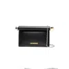 Jacquemus Pochette Rond Negro Esfera Cubo Logo In Black