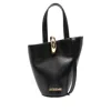 Jacquemus The Medium Bambola Asymmetric Leather Bucket Bag