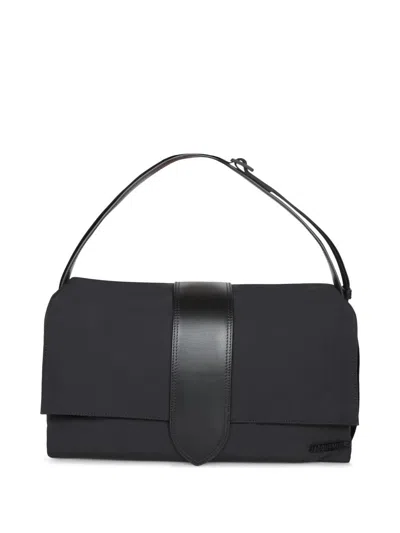 Jacquemus The Messenger Bambino Bag With Adjustable Shoulder Strap In Black