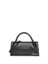 Jacquemus The Chiquito Leather Tote Bag In An Elongated Design In Black