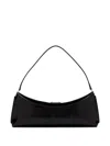 Jacquemus Le Calisson Crocodile-effect Leather Shoulder Bag In Black