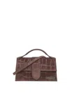Jacquemus Dark Brown Bambino Crossbody Bag In Brown