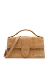 Jacquemus Le Grand Bambino En Croûte De Cuir Embossée Croco In Brown