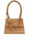 Jacquemus 'the Medium Chiquito With Buckle' Camel Brown Handle Bag In Brown