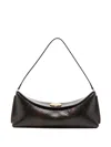 Jacquemus Le Calisson Crocodile-effect Leather Shoulder Bag In Brown