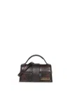Jacquemus Womens Dark Brown Le Grand Bambino Leather Top Handle Bag In Brown