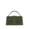 Jacquemus Womens Dark Khaki Le Grand Bambino Leather Top-handle Bag