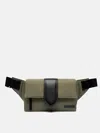 Jacquemus La Banane Bambino Cotton Belt Bag In Green