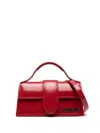 Jacquemus Women Le Bambino Leather Handbag In Red