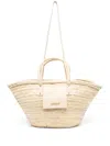 Jacquemus Le Panier Soli Tote Bag In White