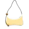 Jacquemus 'le Grand Bisou Perle' Yellow Shoulder Bag With Adjustable Shoulder Strap And Front Logo In Yellow