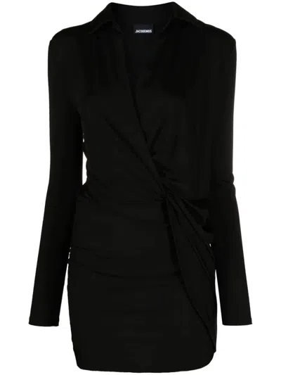 Jacquemus Bahia Dress Clothing In Black