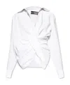 Jacquemus Women La Chemise Bahia Shirt In White