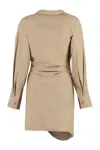 Jacquemus Bahia Viscose Dress In Neutral