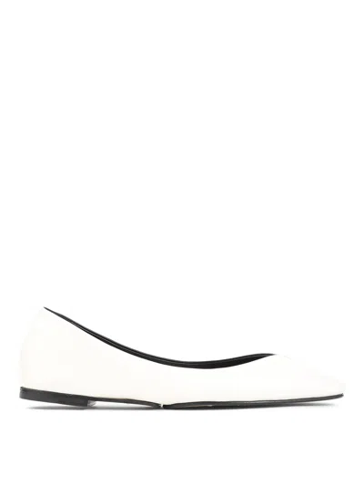 Jacquemus Ovalo Ballerinas In White