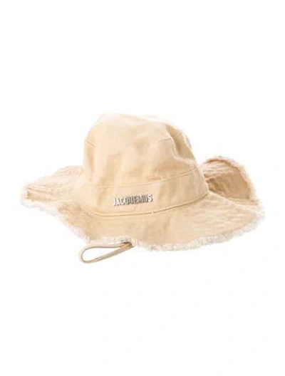 Pre-owned Jacquemus Baja Hat In Neutrals