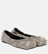 Jacquemus Ballerines Leather Ballet Flats In Multicoloured