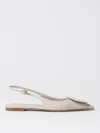 Jacquemus Duelo Slingbacks With Circle And Square Motifs In Grau