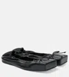 Jacquemus Flats In Black