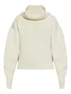 Jacquemus Wool-cashmere Blend Sweater With Voluminous Sleeves In Neutral