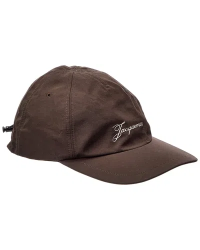 Jacquemus Baluchon Baseball Cap In Brown